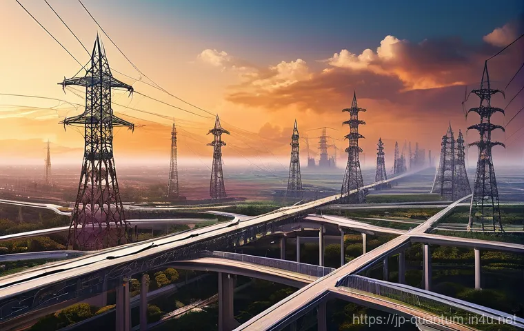 양자컴퓨터의 사회적 문제 - **Prompt:** A thought-provoking scene capturing the digital divide and ethical dilemmas. In the fore...