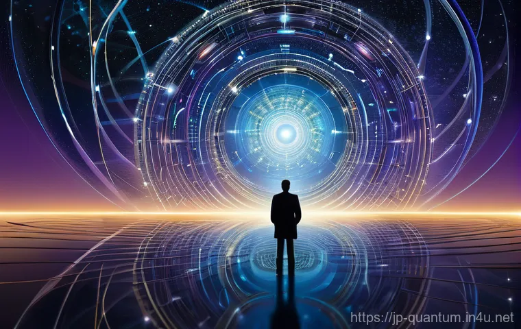 양자컴퓨터의 글로벌 경쟁력 - **Prompt:** A vivid, metaphorical representation of quantum computing's transformative impact across...