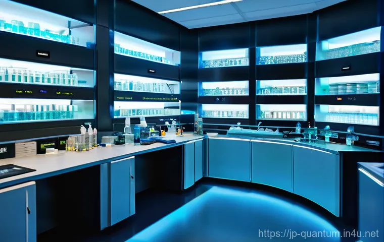 양자컴퓨터와 유전자 분석 - Here are three detailed image generation prompts based on the provided text, ensuring all safety gui...