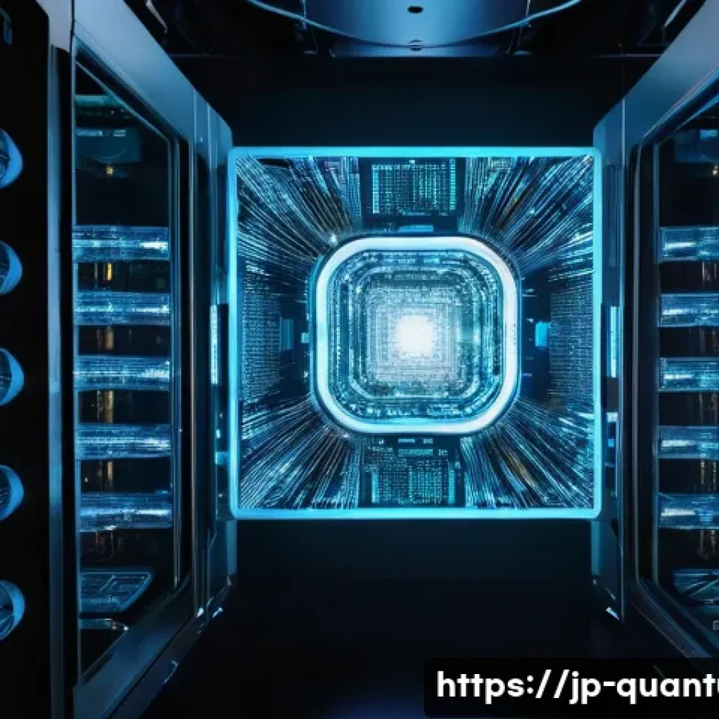 양자광학 기술의 미래 - **Prompt for Quantum Computer Image:**
    "A visually stunning, futuristic quantum computer at the ...